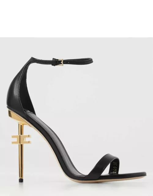 Heeled Sandals ELISABETTA FRANCHI Woman colour Black