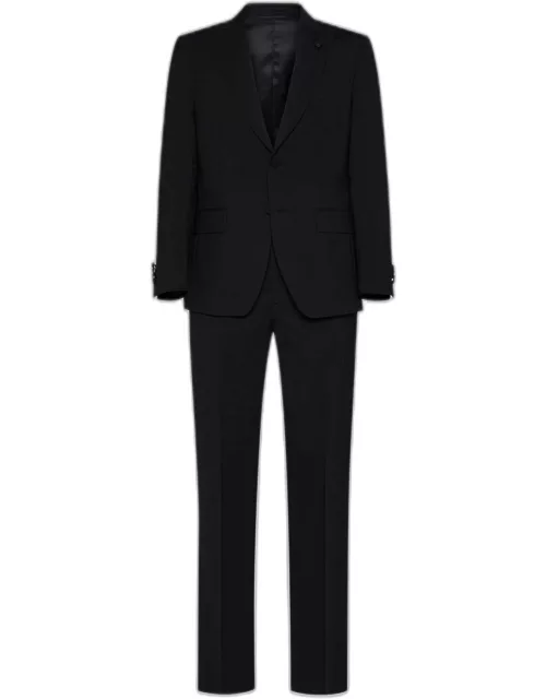 Lardini Wool Single-breasted Suit