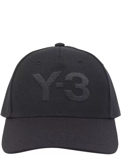 Y-3 Logo Detailed Baseball Cap
