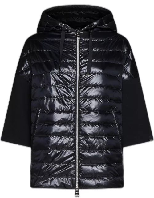 Herno Hooded Quilted Nylon Down Jacket