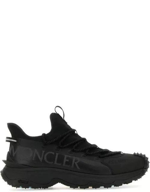 Moncler Black Fabric And Rubber Trailgrip Lite2 Sneaker