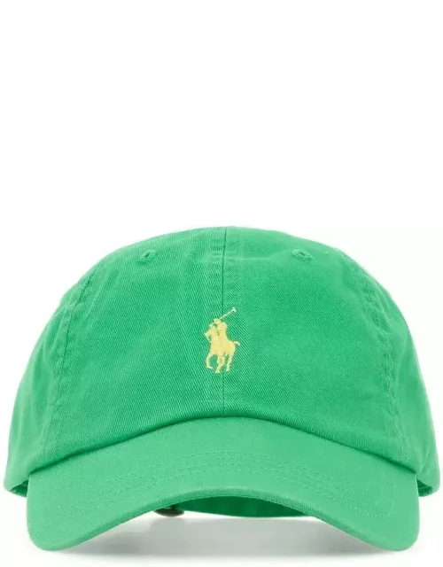 Green Cotton Baseball Cap Polo Ralph Lauren