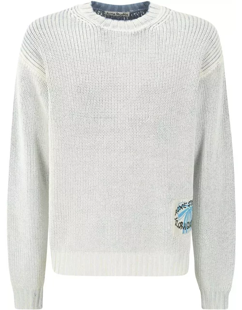 Acne Studios Logo Patch Knitted Jumper