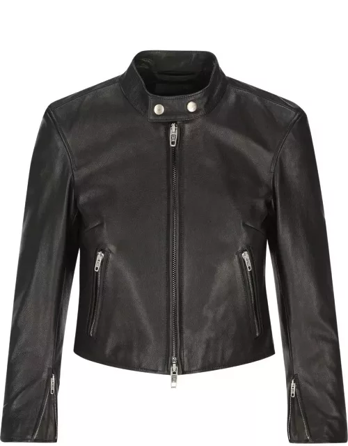 Balenciaga Racer Leather Jacket