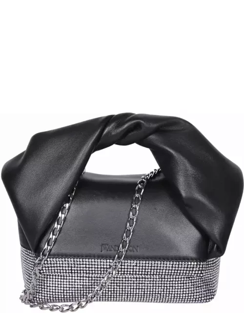 J.W. Anderson crystal Twister Small Handbag