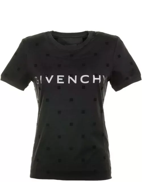 Givenchy Cotton And Tulle T-shirt