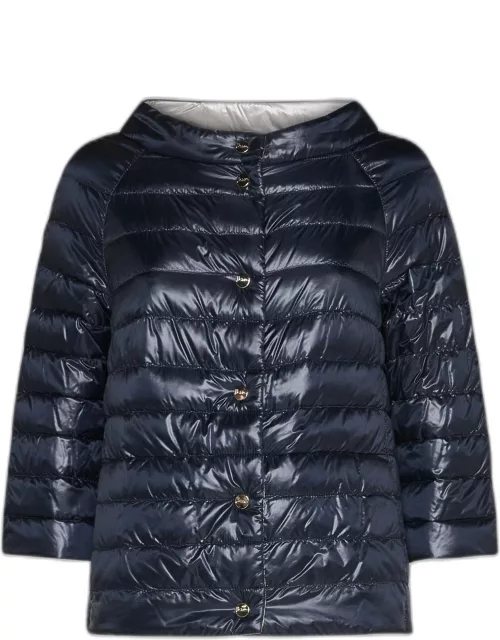 Herno Quilted Nylon Reversible Down Jacket