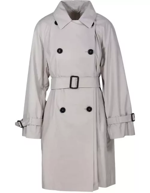 Max Mara The Cube Double-breasted Belted Coat
