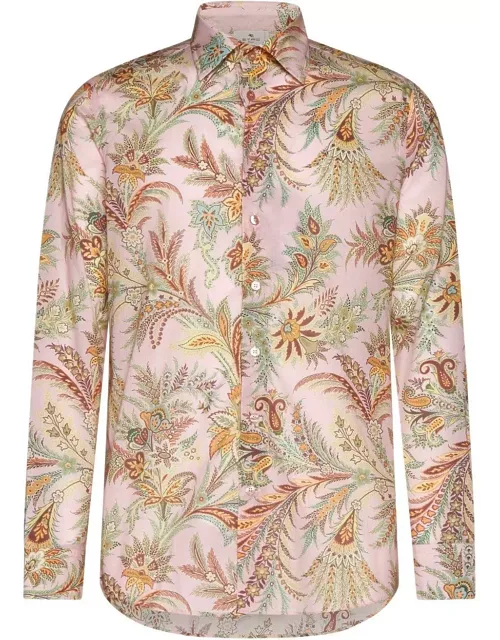 Etro Floral Printed Long-sleeved Shirt