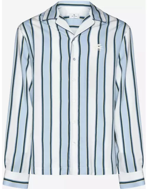 Etro Striped Viscose-blend Shirt