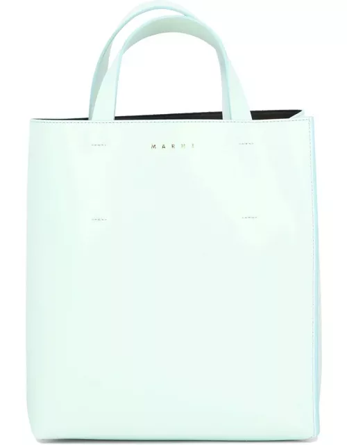 Marni Museo Small Bag In Light Blue Leather
