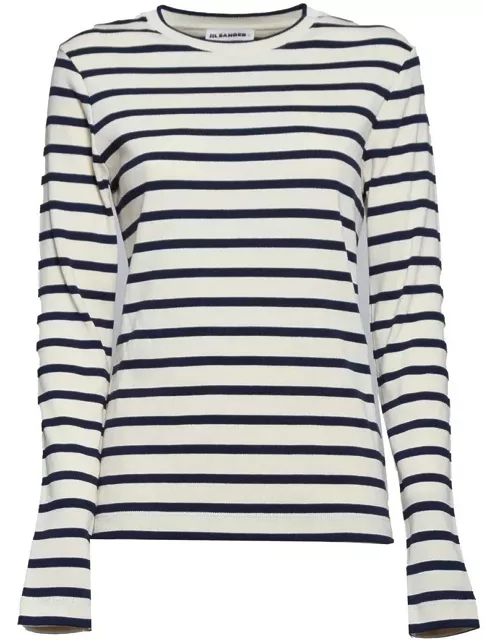 Jil Sander + Striped Long-sleeved T-shirt