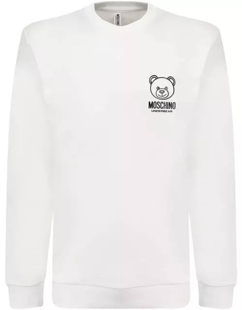 Moschino Teddy Bear Detailed Crewneck Sweatshirt