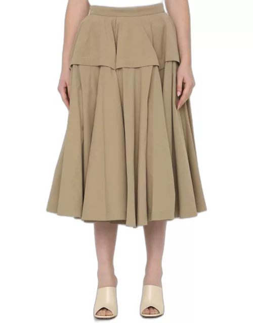 Bottega Veneta Compact Cotton Skirt