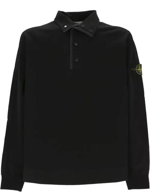 Stone Island Long-sleeved Polo Shirt