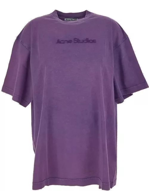 Acne Studios Lilac Cotton T-shirt