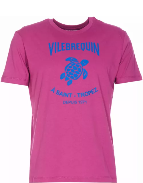 Vilebrequin T-shirt Tortue Flockee