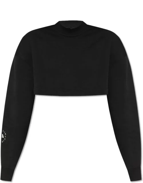 Adidas by Stella McCartney Cropped Sweatshirt With Logo