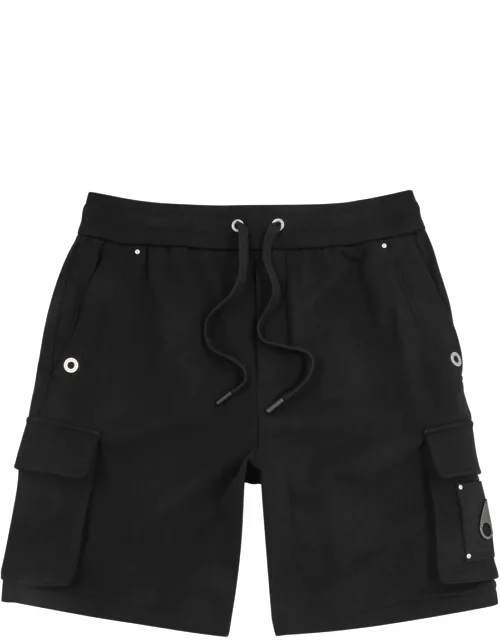 Moose Knuckles Hartsfield Cotton Cargo Shorts - Black