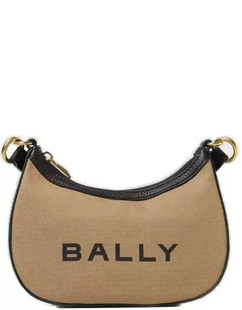 Bally Bar Ellipse Logo Printed Crossbody Bag