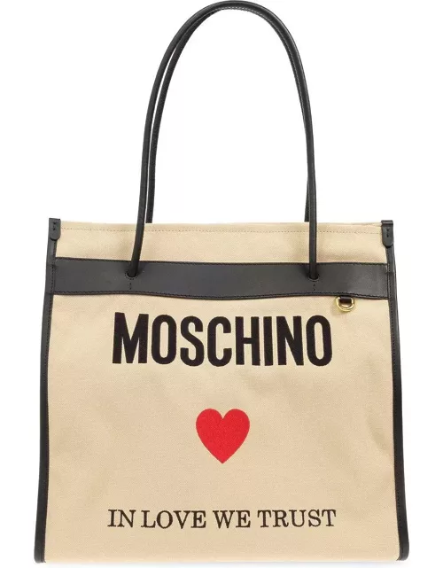 Moschino Open-top Shopper Bag