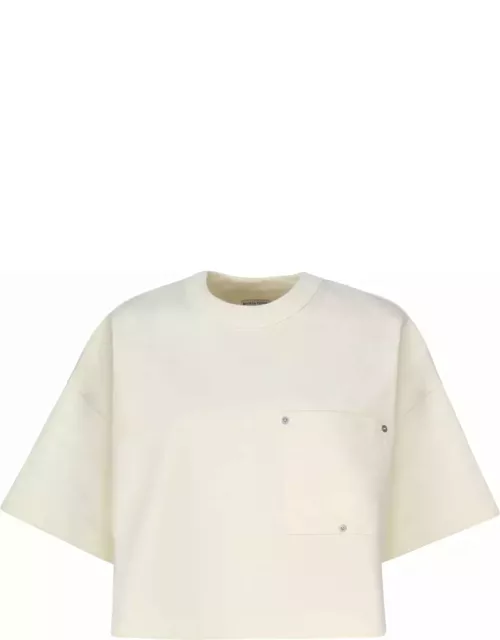 Bottega Veneta Cotton Jersey T-shirt With Nameplate