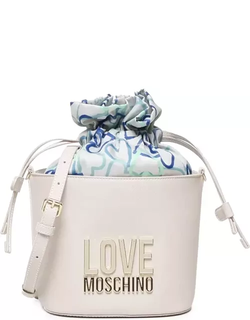 Love Moschino Logo Bucket Bag