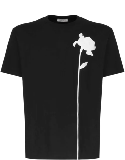 Valentino Garavani Valentino Flower Embroidery T-shirt