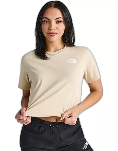 Women's The North Face Inc Half Dome Logo Cropped T-Shirt