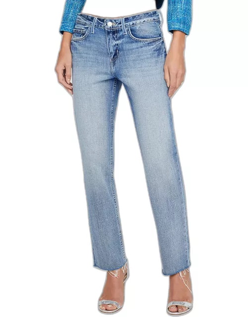 Milana Low-Rise Cropped Straight Jean