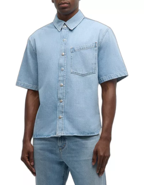 Men's Perry Denim Snap-Front Shirt