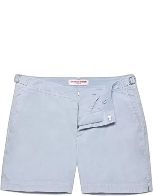 Bulldog Garment Dye - Mid-Length Garment Dye Shorts In Soft Blue