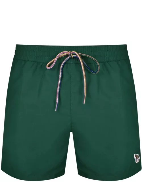 PS By Paul Smith Zebra Swim Shorts Green