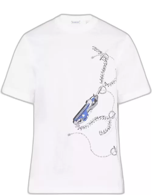 Men's Jersey Horse Chain-Print T-Shirt