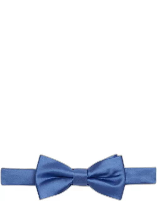 JoS. A. Bank Men's Pre-Tied Bow Tie, Blue, One