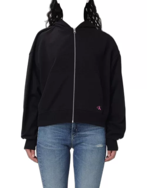 Sweatshirt CK JEANS Woman colour Black