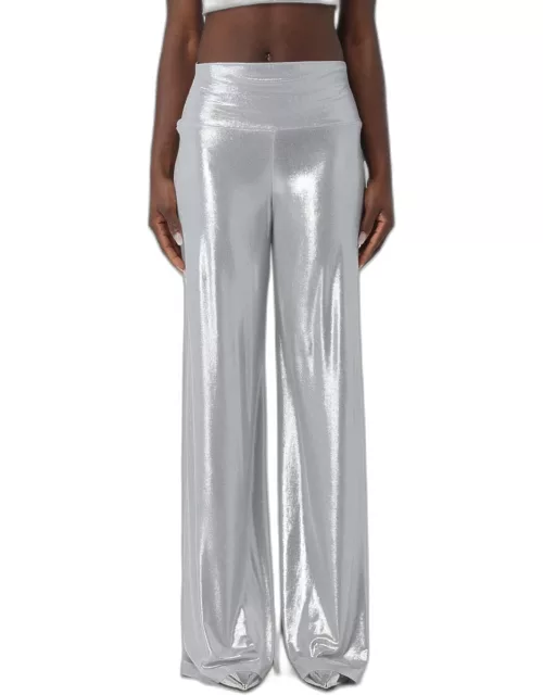 Trousers NORMA KAMALI Woman colour Silver