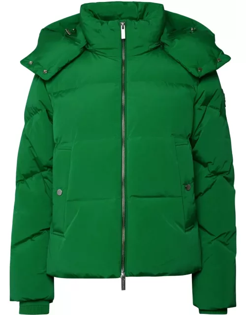 Woolrich Alsea Green Nylon Down Jacket