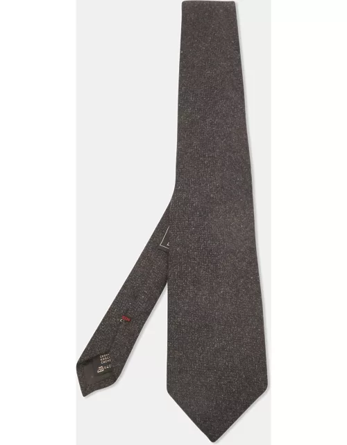 Ermenegildo Zegna Vintage Grey Cashmere Tie