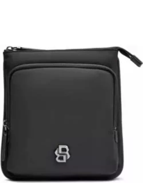 Envelope bag with double-monogram hardware trim- Black Men's Business Bag