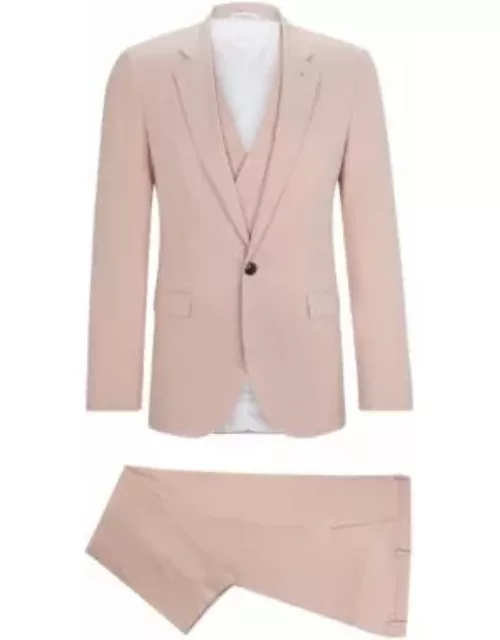 Extra-slim-fit suit- light pink Men's Business Suit