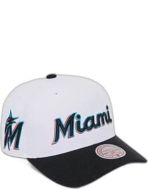 Mitchell & Ness Evergreen Pro Miami Marlins MLB Snapback Hat