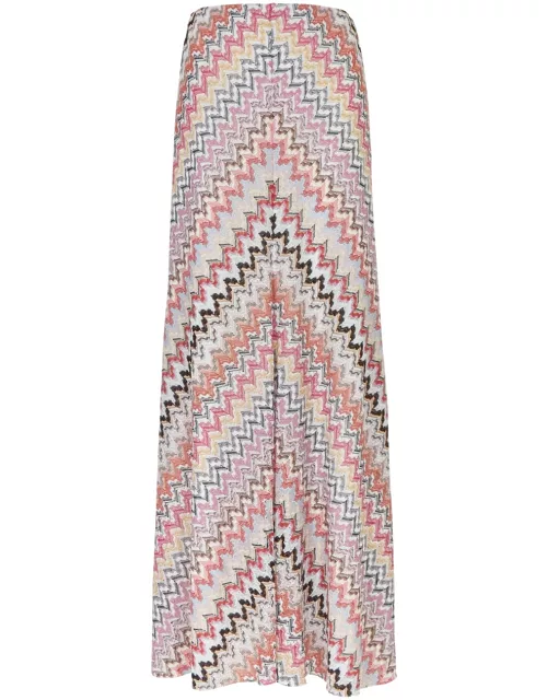 Missoni Zigzag Metallic-knit Maxi Skirt - Multicoloured - 44 (UK12 / M)