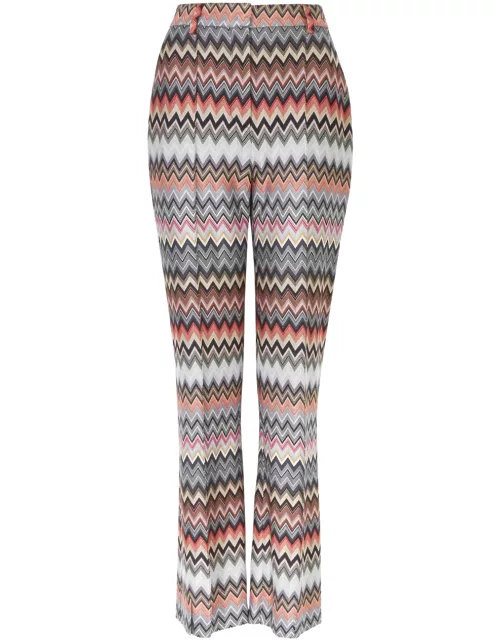 Missoni Zigzag Cotton-blend Trousers - Multicoloured - 44 (UK12 / M)