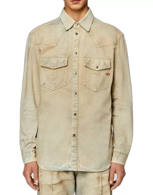 Men's D-Ocean Western Button-Down Shirt