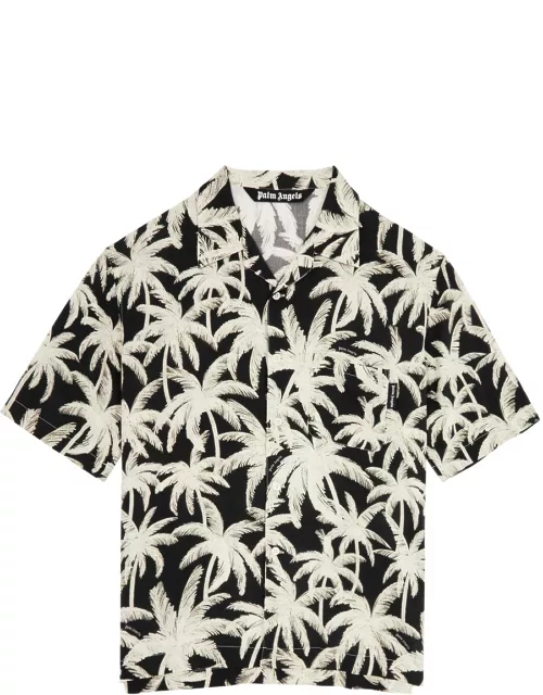 Palm Angels Palms Printed Shirt - Black - 50 (IT50 / L)
