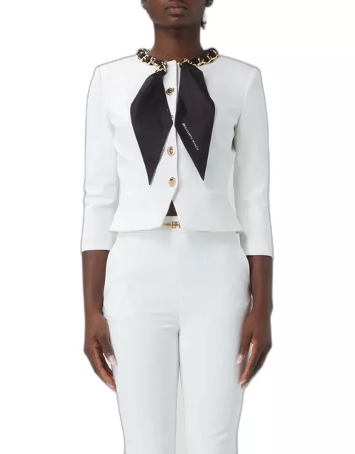 Jacket ELISABETTA FRANCHI Woman color Ivory