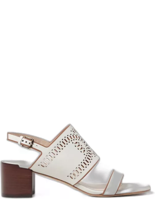 Heeled Sandals TOD'S Woman colour White