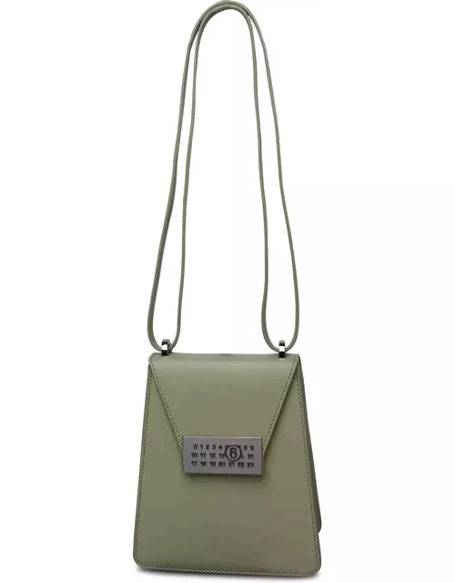 MM6 Maison Margiela Green Leather Bag