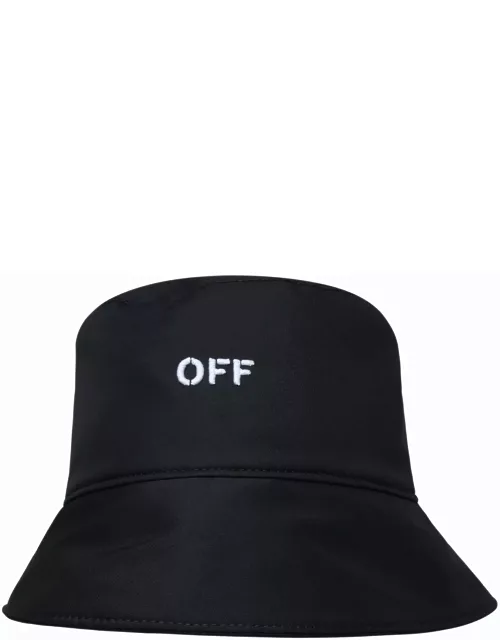 Off-White Black Polyester Hat